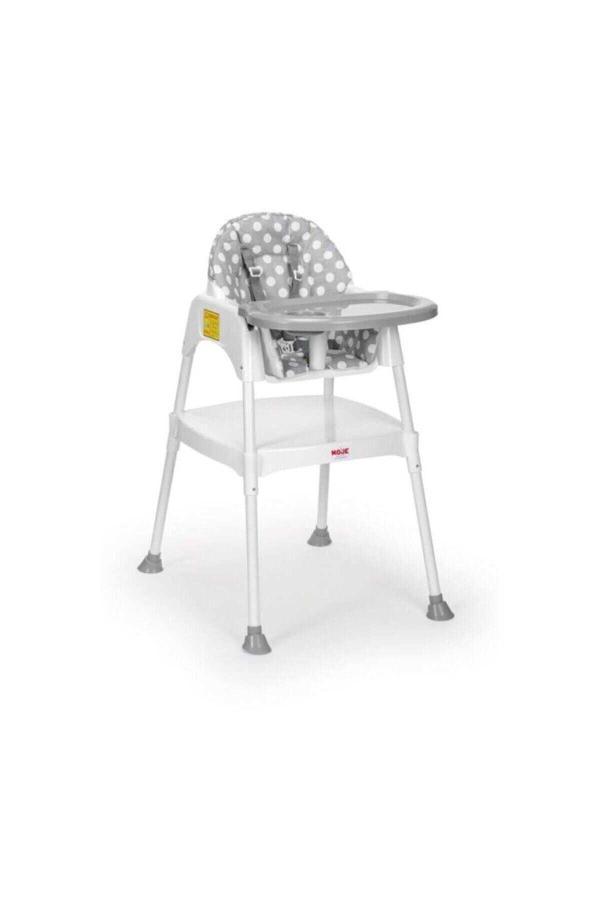 صندلی غذای کودک قابل حمل طوسی  برند 