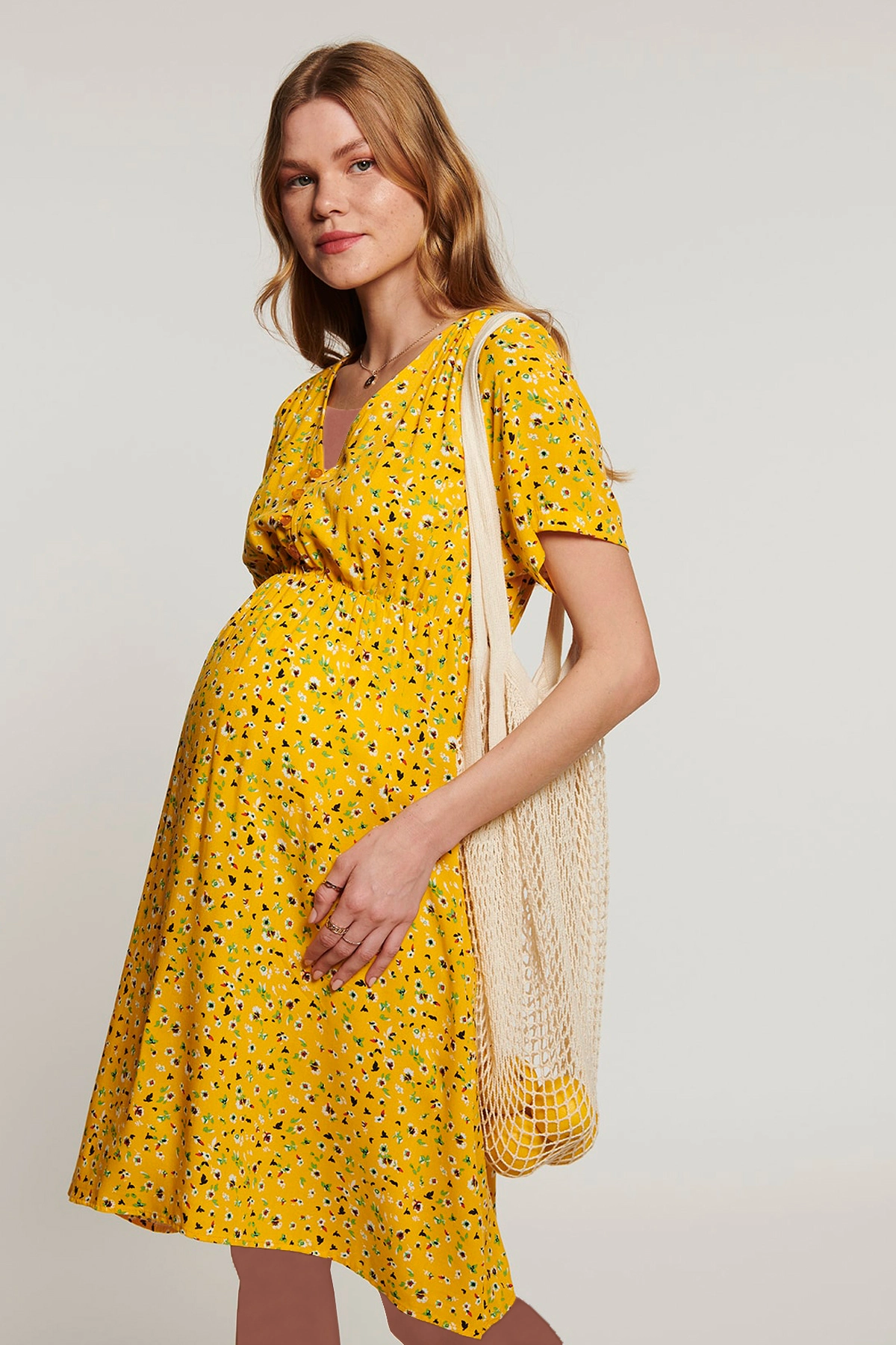 لباس بارداری زنانه گلدار لین ماما