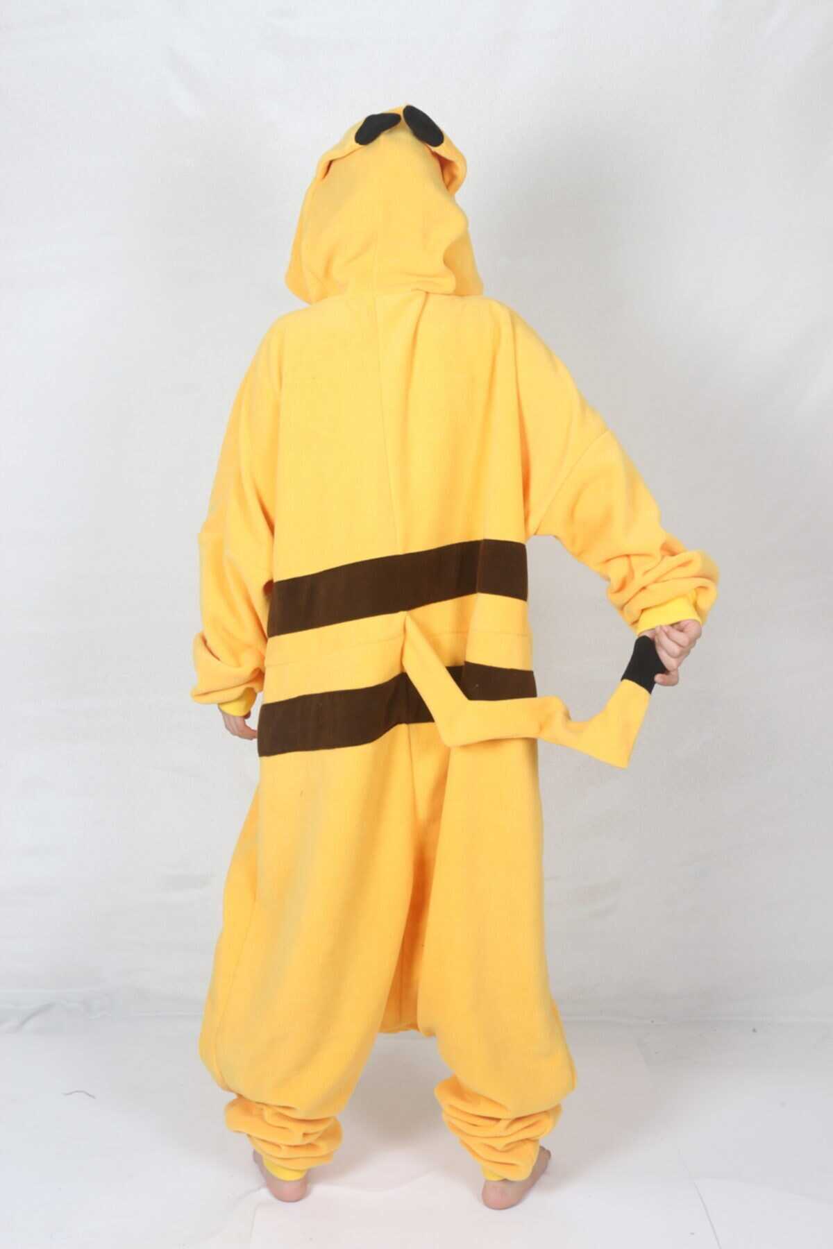 لباس فان مردانه مدل کیگورومی پیکاچو زرد برند yüsü kostüm evi 