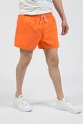 شورتک ساحلی مردانه جیب دار ساده نارنجی برند Exuma