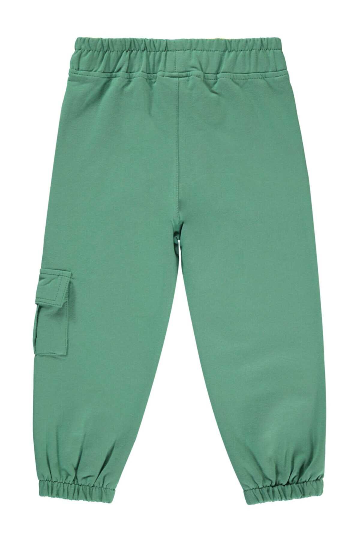 شلوار راحتی پسرانه دمپا گت جیب دار 2-5 ساله سبز برند Civil Boys