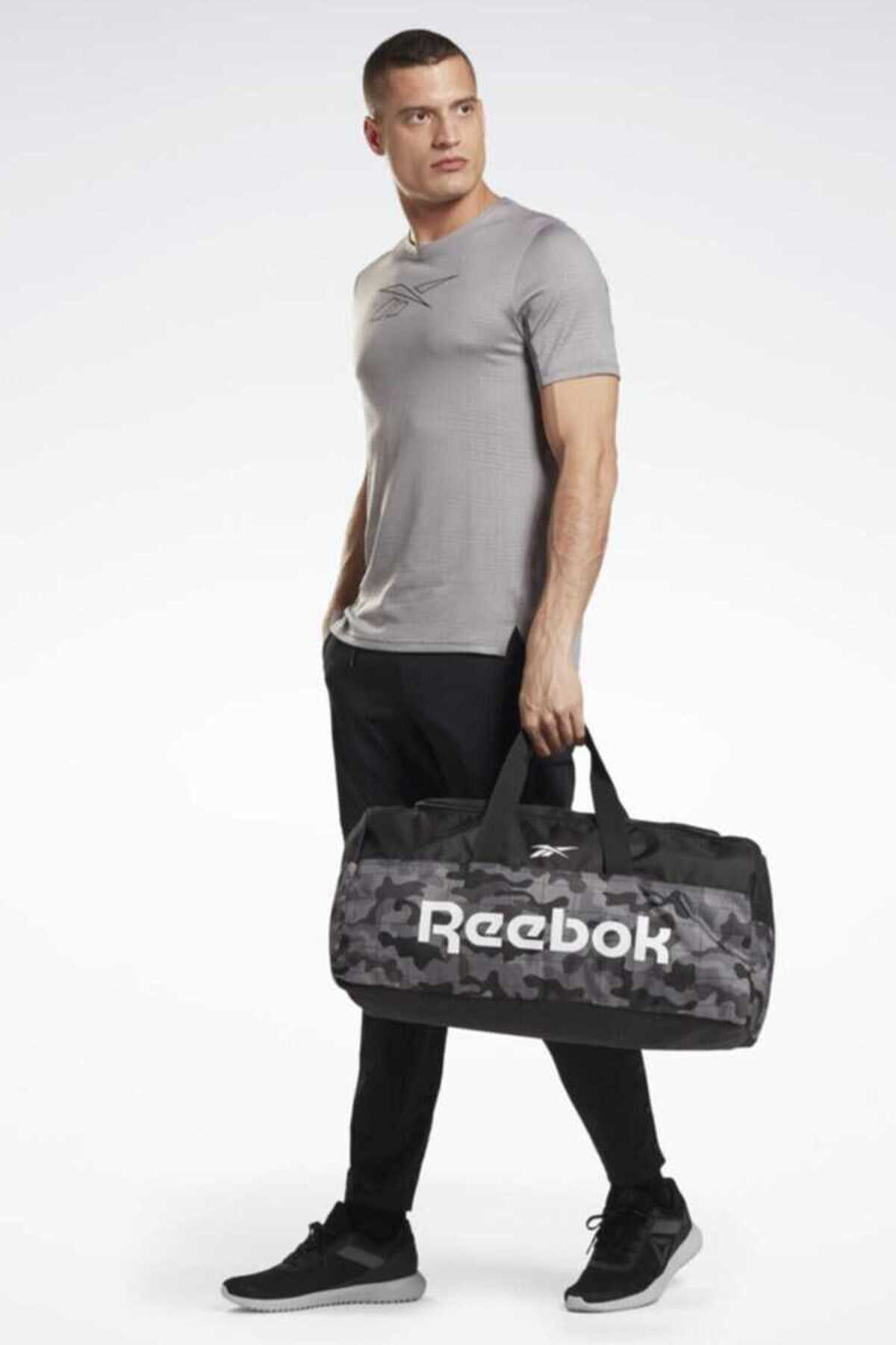 ساک ورزشی مردانه سایز بزرگ طرح دار مشکی برند Reebok