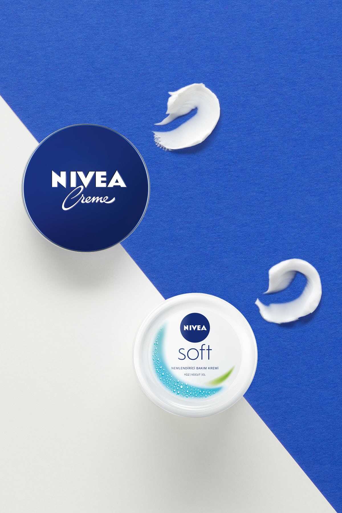 ست 3 عددی کرم نرم کننده 75 میل - بالم لب 4.8 گرم - کرم 75 میل برند Nivea 