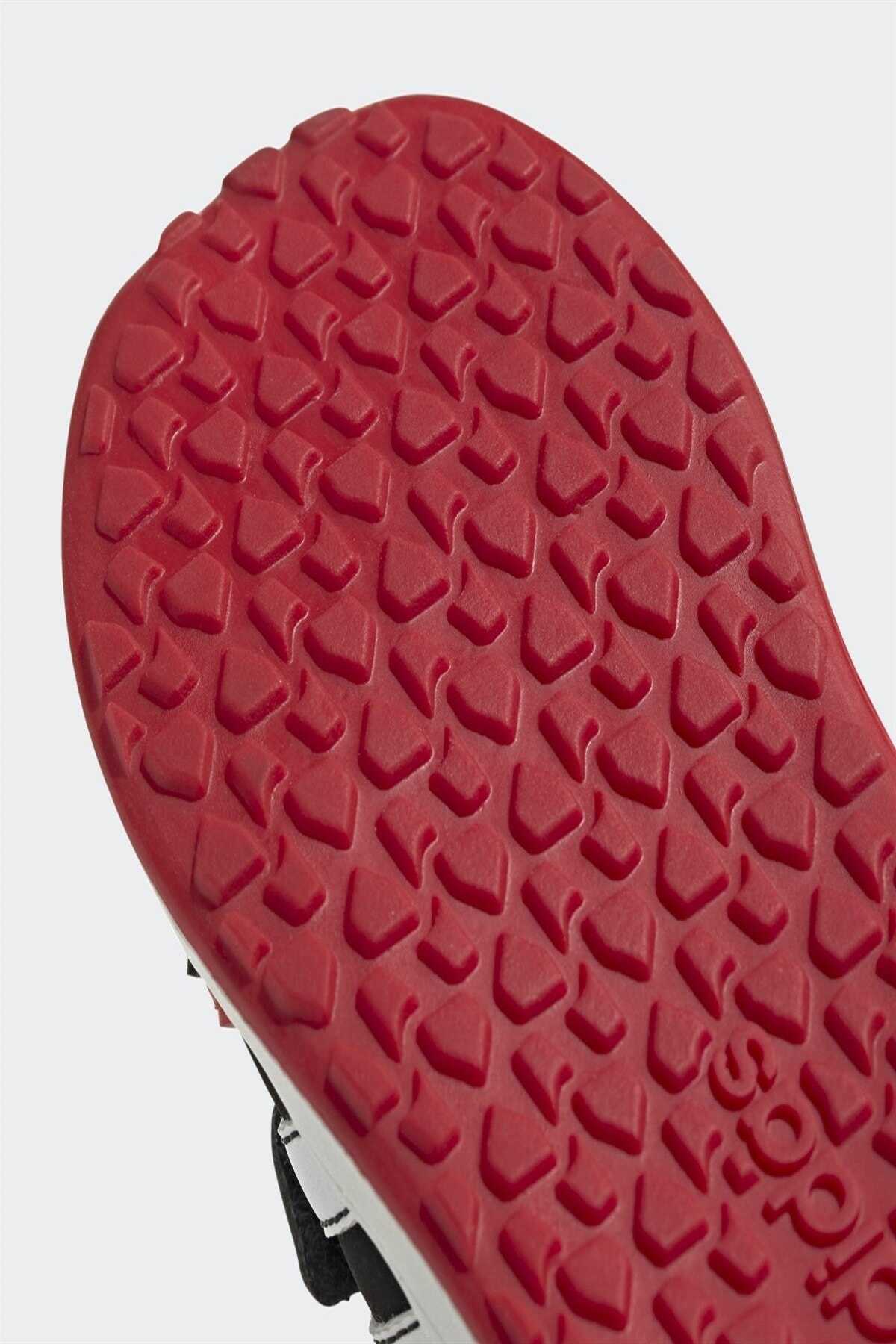 کتانی ورزشی بچه گانه مدل 101085071 مشکی قرمز برند adidas