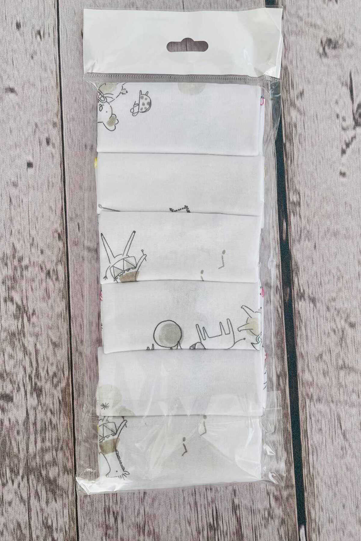 دستمال مرطوب کودک مجموعه 12 عددی سفید برند JUNİPERUS 