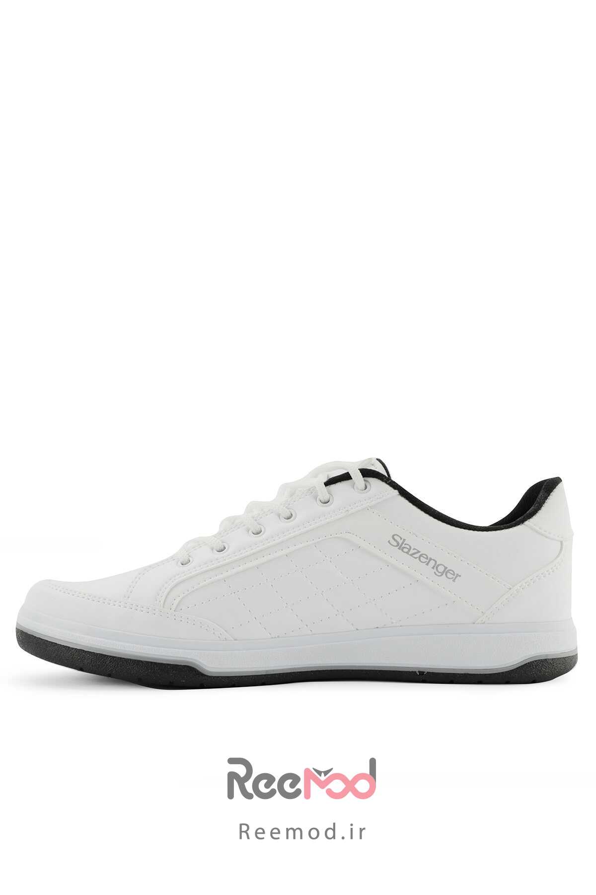 کفش کتانی مردانه ساده سفید برند Slazenger