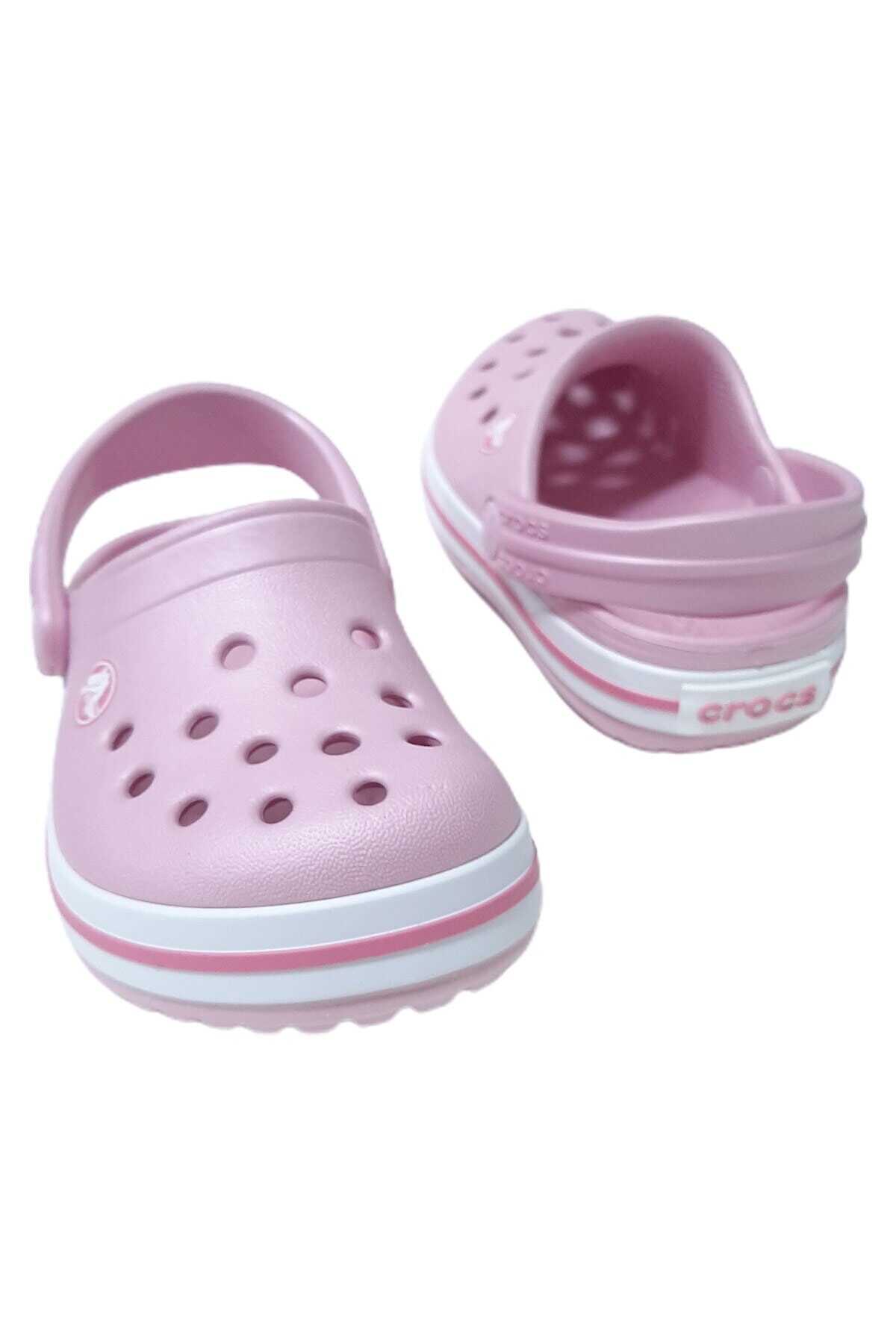 دمپایی بچه گانه طرح دار یونیسکس بنفش روشن برند Crocs