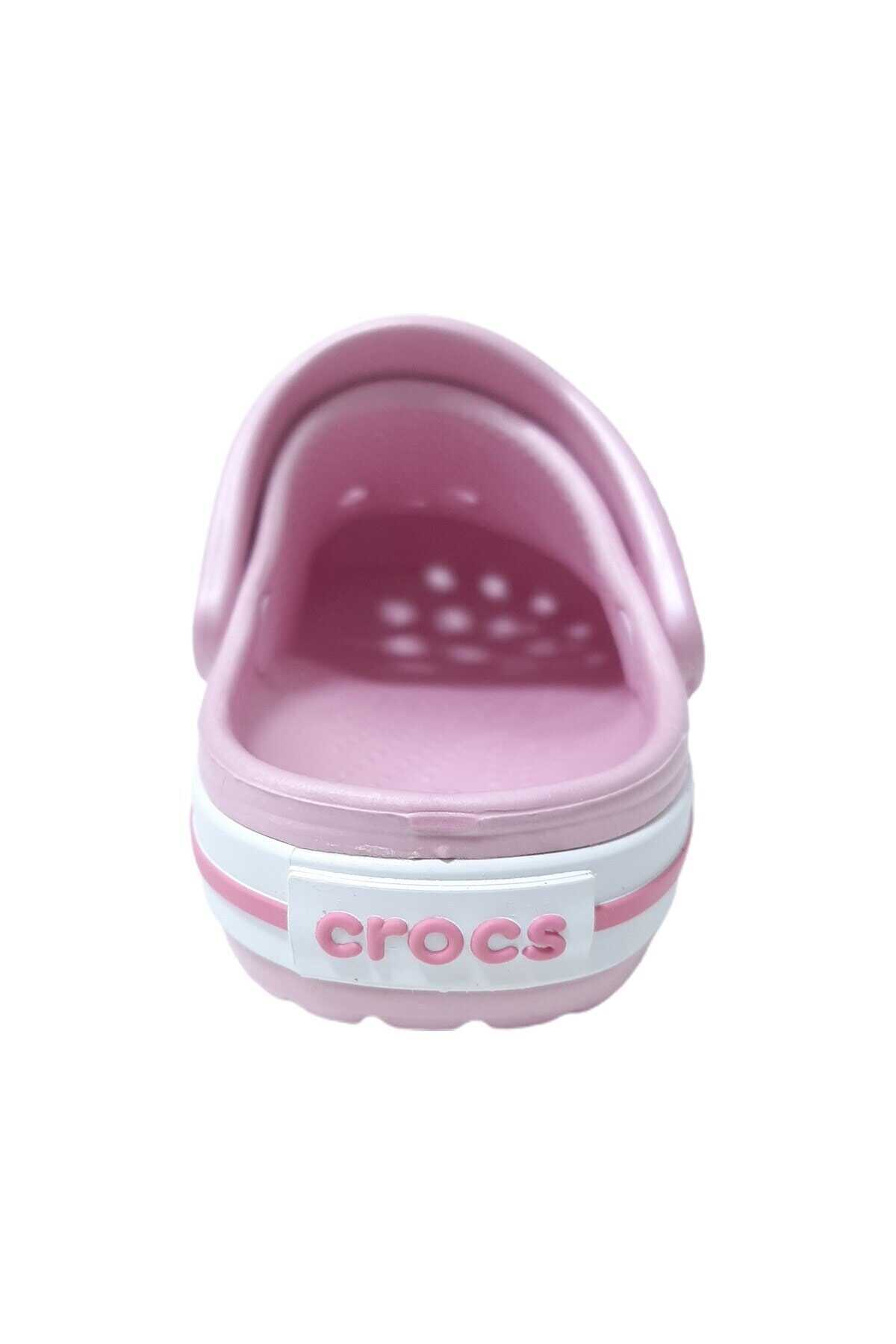 دمپایی بچه گانه طرح دار یونیسکس بنفش روشن برند Crocs