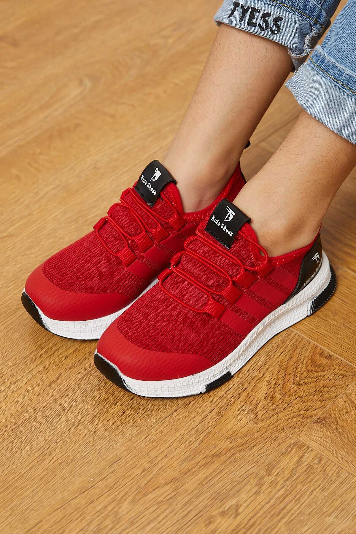 کفش ورزشی کودک پسرانه مدل Tbqnt قرمز برند Tonny Black