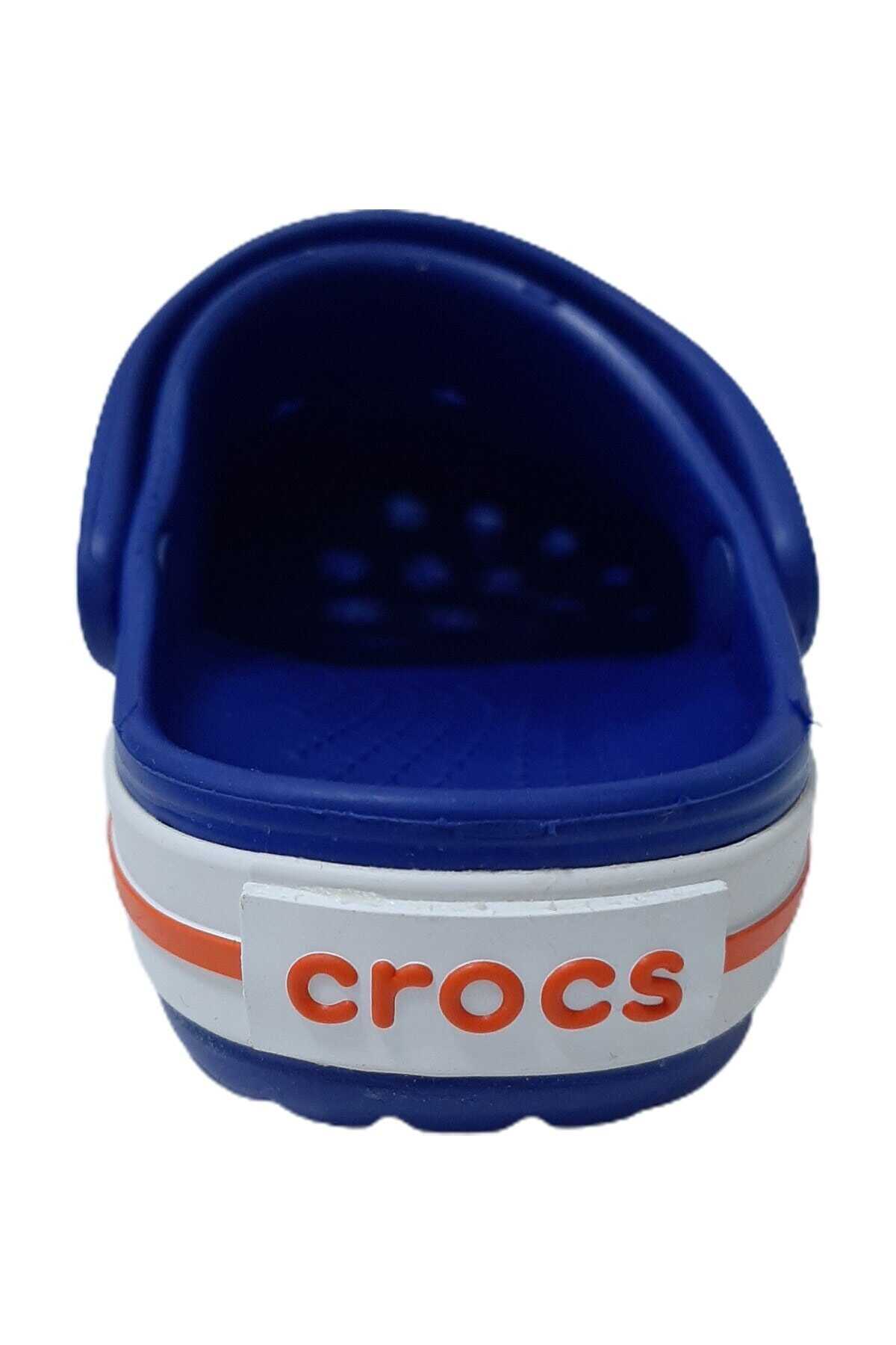 دمپایی بچه گانه طرح دار یونیسکس آبی تیره برند Crocs