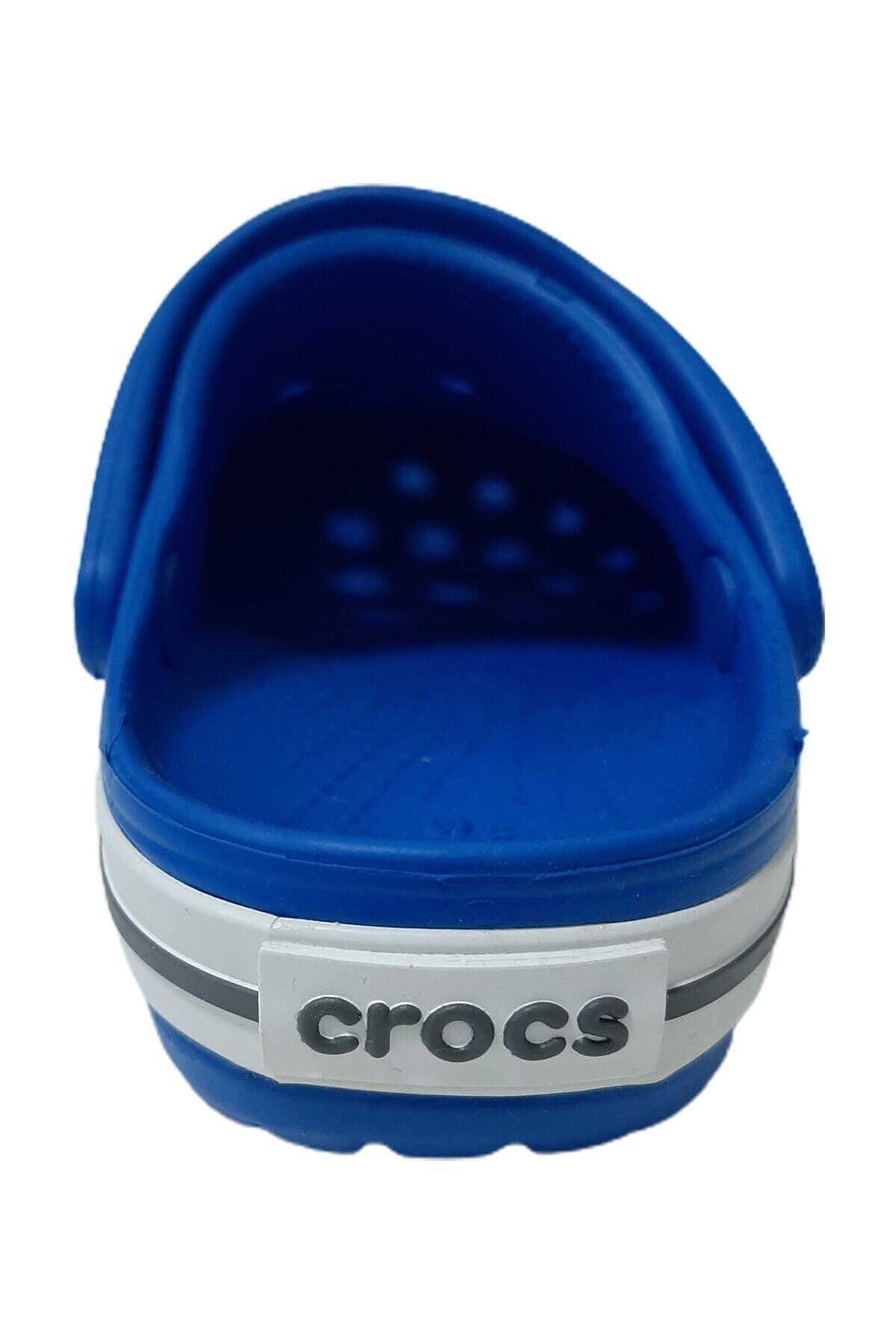 دمپایی بچه گانه طرح دار یونیسکس آبی برند Crocs